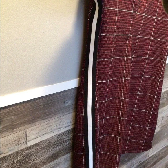 Red black 3/4 Sleeve 1x Ladies Dress (0005) - Picture 2 of 8